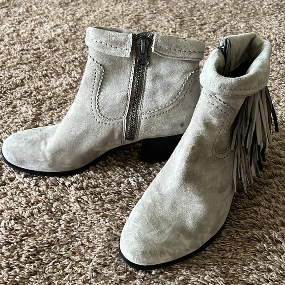 Sam Edelman gray suede booties size 9 1/2 - Picture 3 of 4